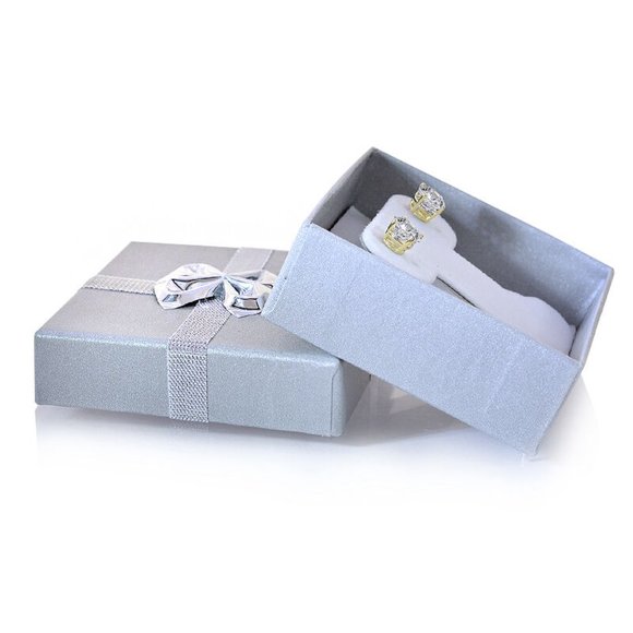 3.50 Ct. Tw. Round Brilliant Cut Stud Solid 14k Gold Earrings - Picture 5 of 12